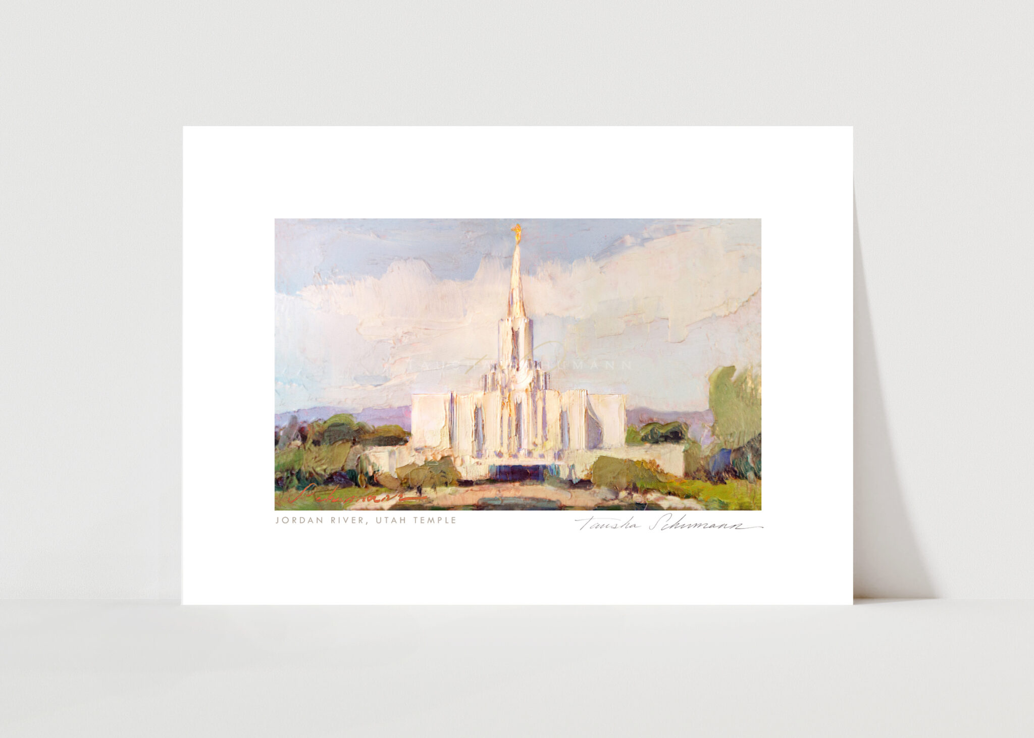 Jordan River Oil Painting Print Tausha Schumann Fine Art